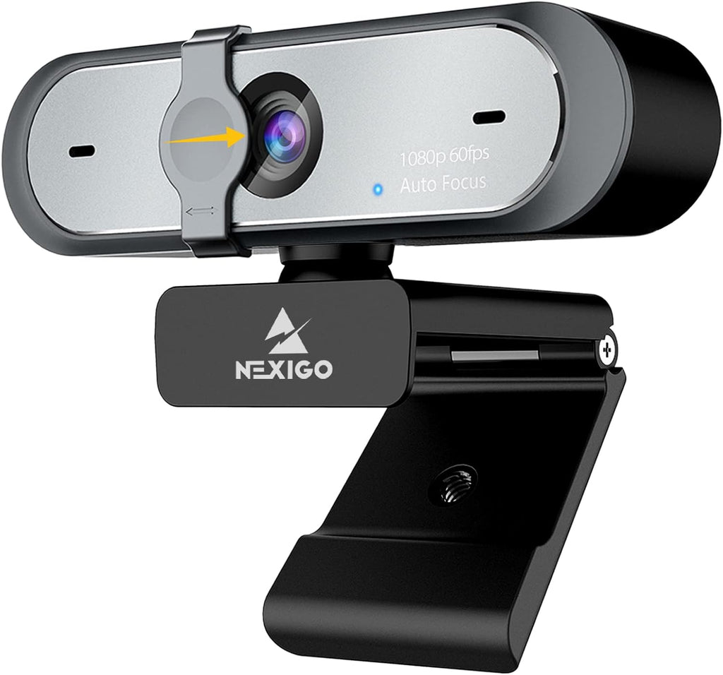 1080P 60FPS Webcam with Dual Microphone & Cover, Autofocus Z633061