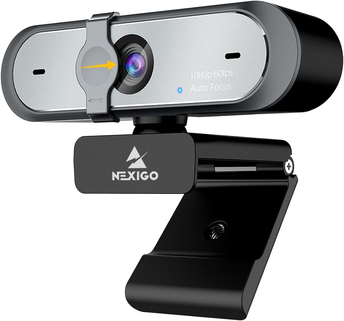 1080P 60FPS Webcam with Dual Microphone & Cover, Autofocus Z633061