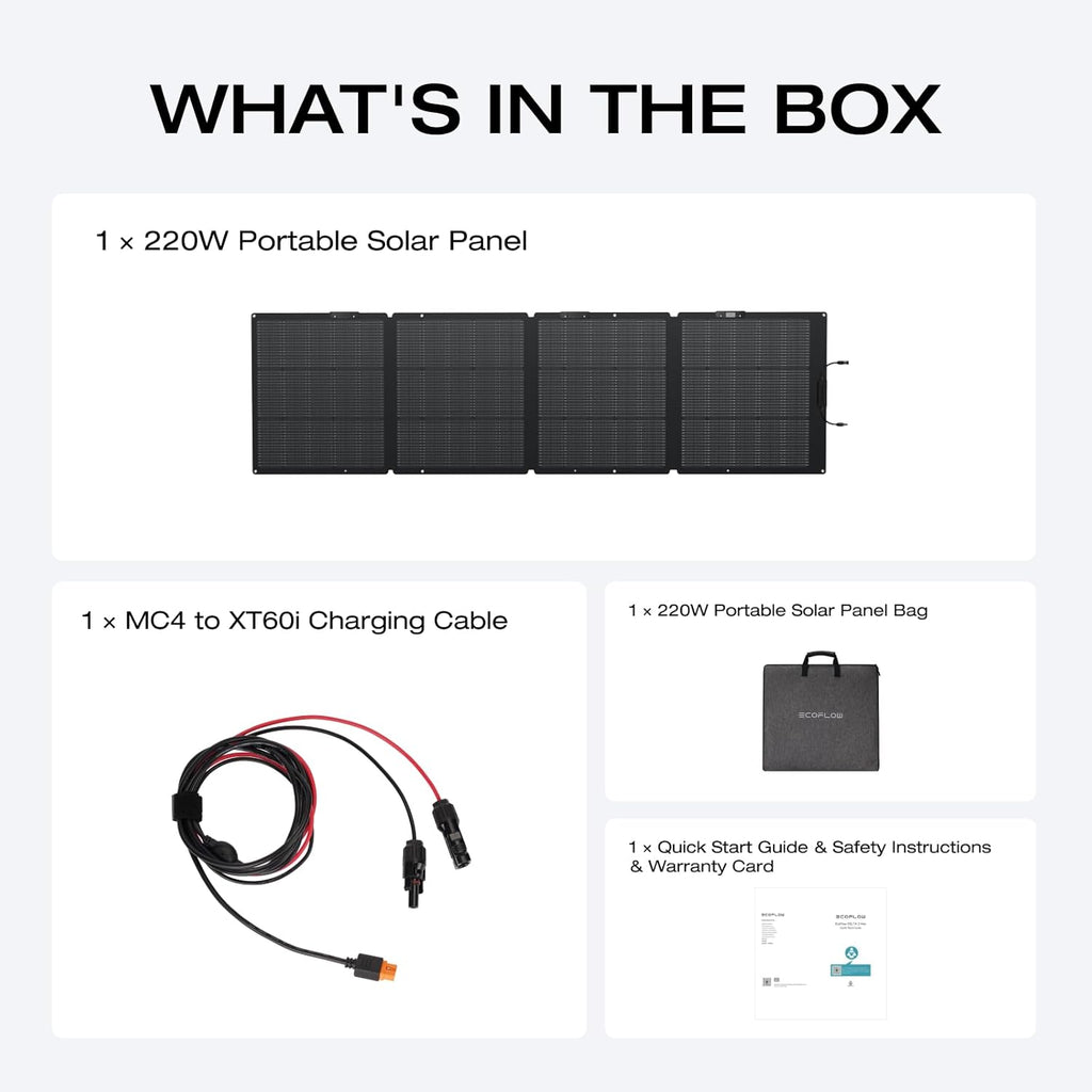 220 Watt Portable Solar Panel G975