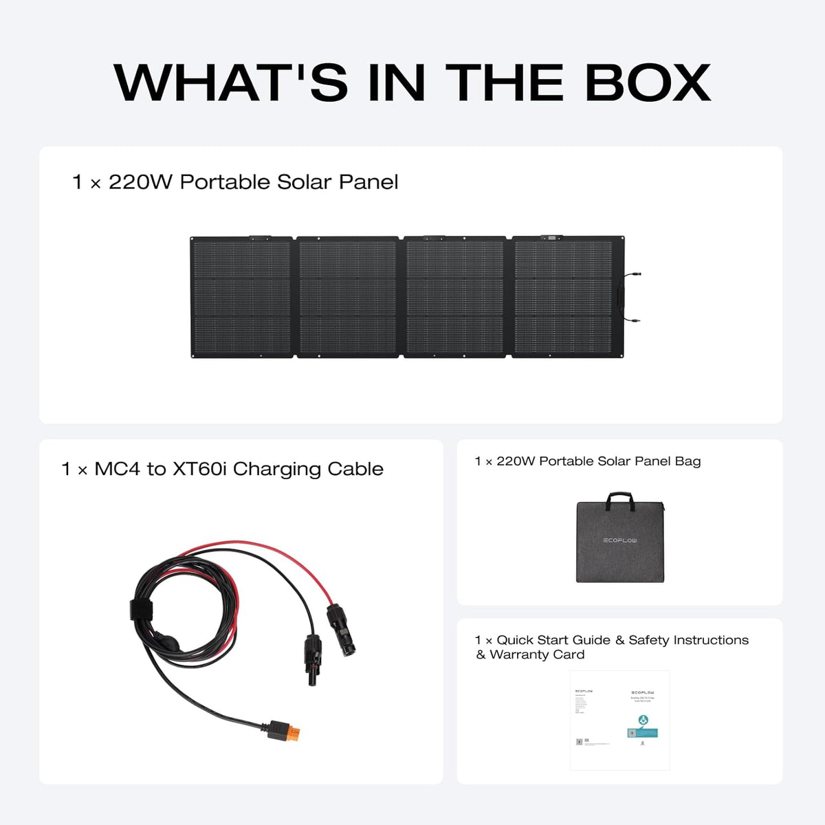 220 Watt Portable Solar Panel G975