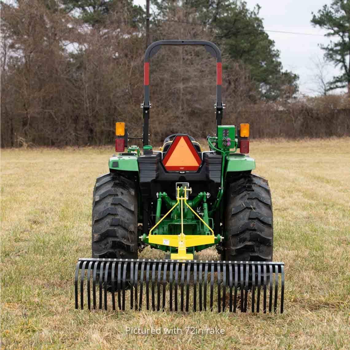 5-Ft Landscape Rake for Compact Tractors T8977