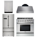 36 Gas Range, Range Hood, Refrigerator, Dishwasher Z434