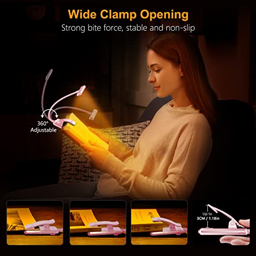 19 LED Rechargeable Book Light with Memory Function D37674