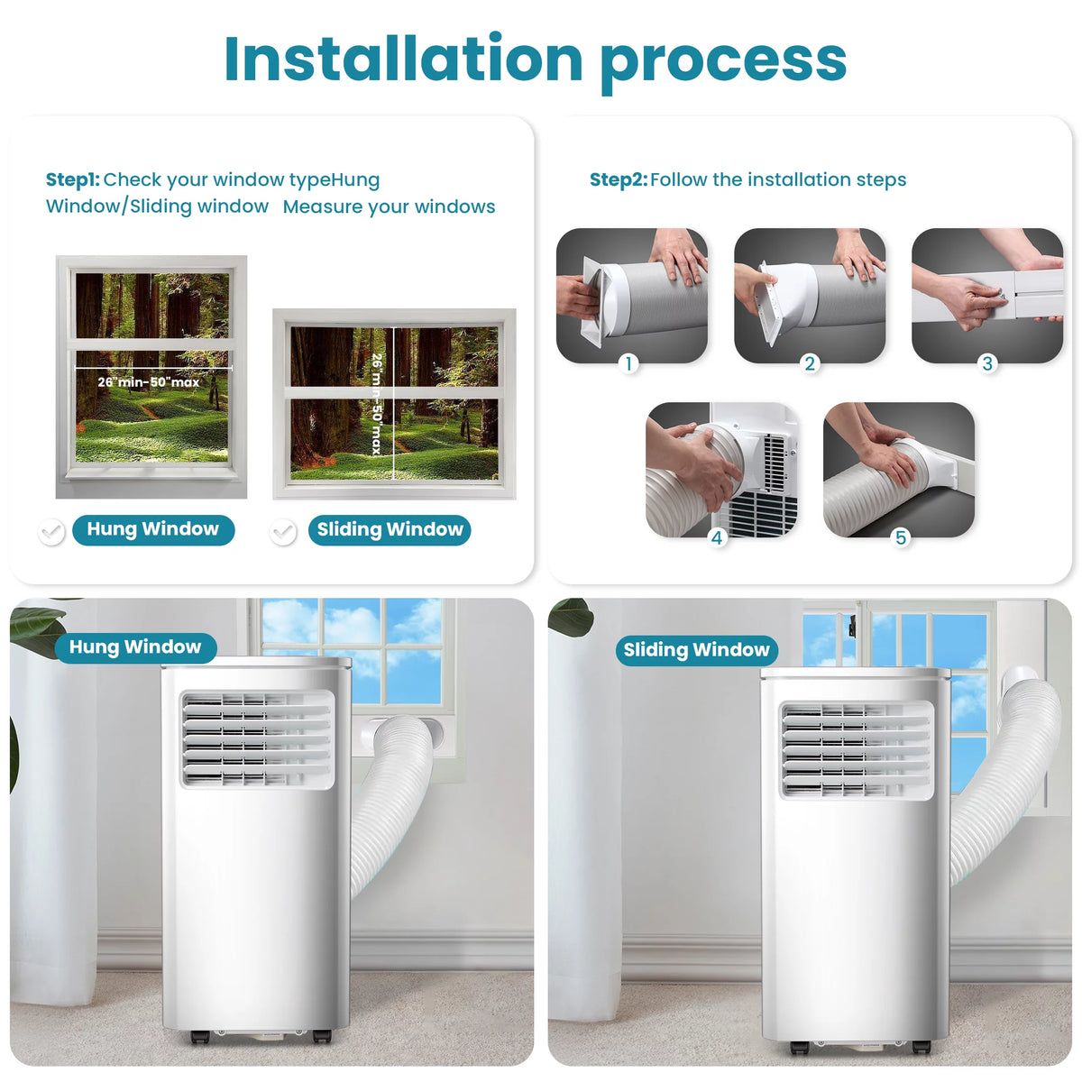 5000BTU Portable Air Conditioner W715491