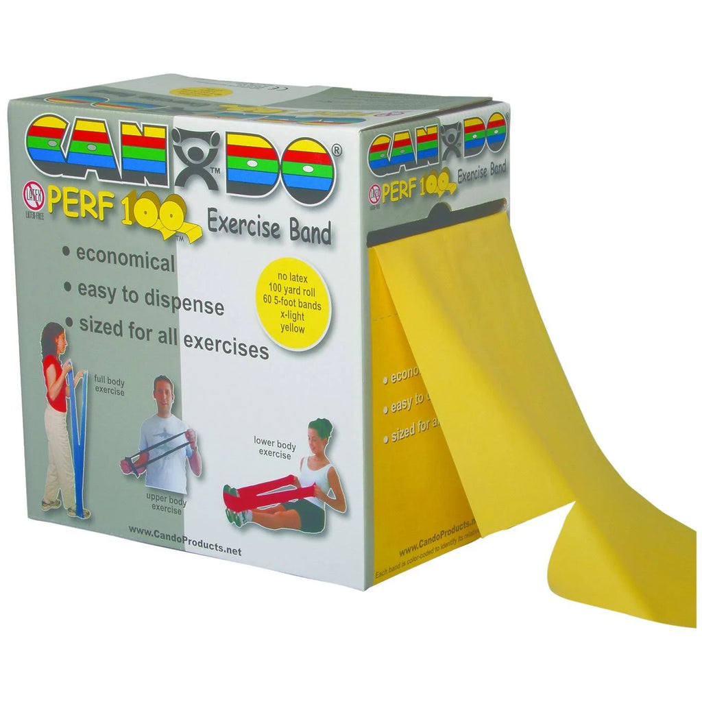 Latex Free Exercise Band 100 Yard Roll Red Light C933