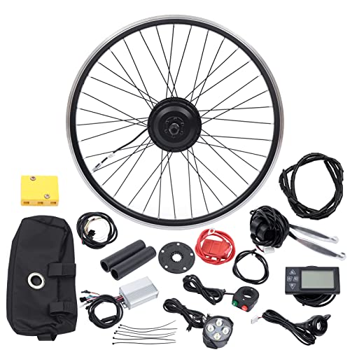 26" 350W 36V Front Wheel Electric Bike Conversion Kit with LCD Display M3201