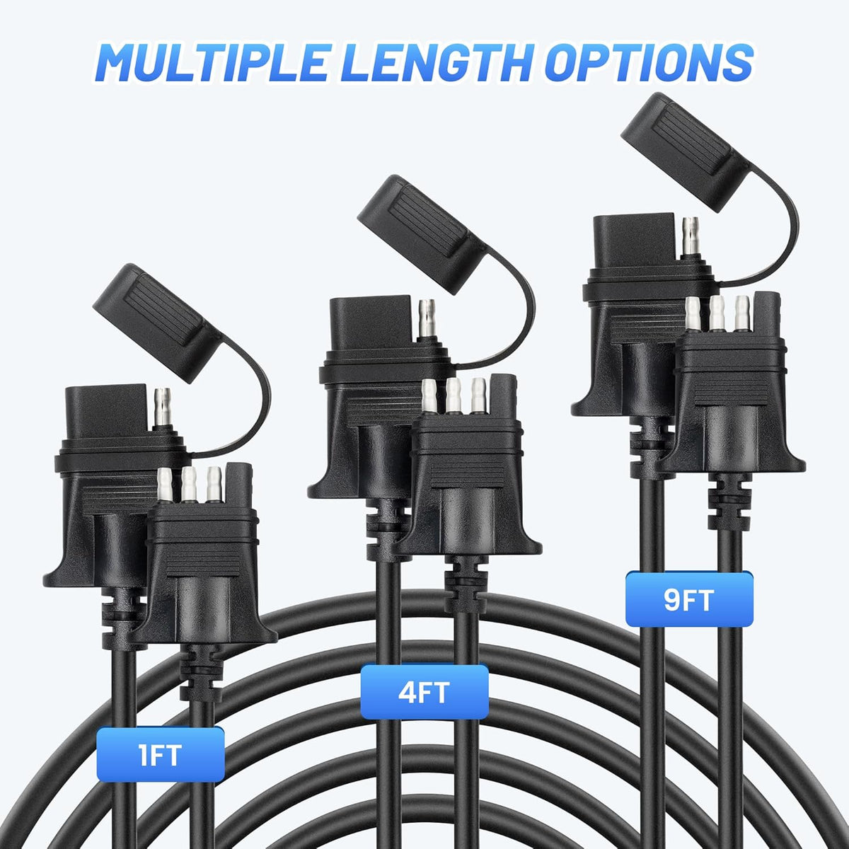 4 Pin Flat Trailer Extension Cable 48” 18AWG Heavy Duty Copper Jacket Cable O207