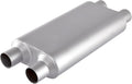 2.25 inch Inlet Outlet Performance Automotive Muffler Exhaust Pack of 2 R238