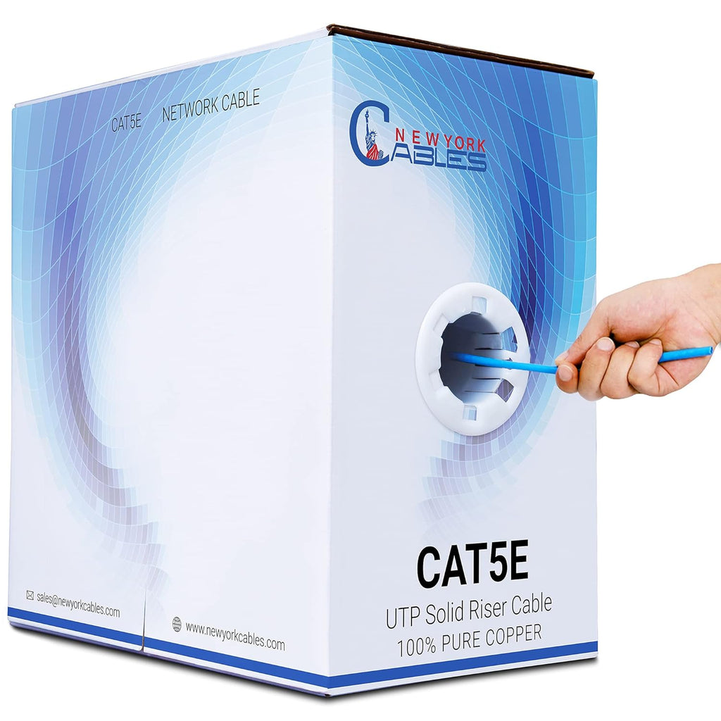 1000ft White CAT5e Riser Ethernet Cable V91295