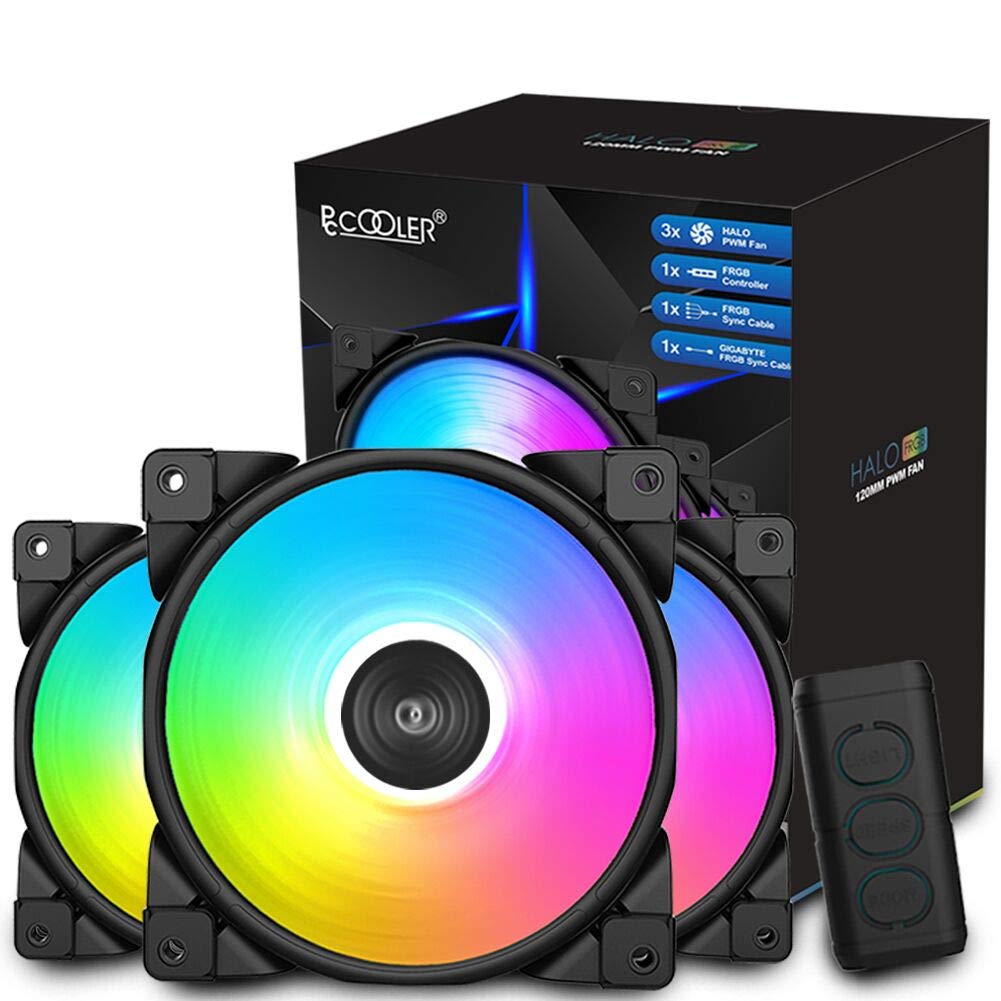120mm RGB LED PC Case Fan Pack of 2 N490