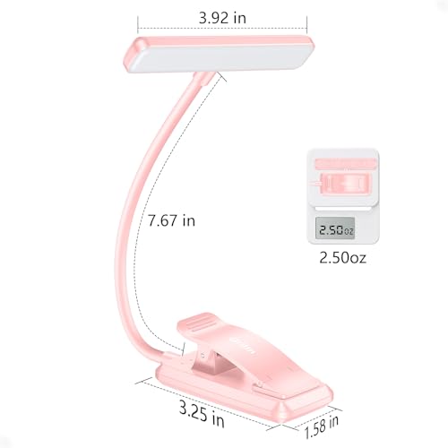 19 LED Rechargeable Book Light with Memory Function D37674