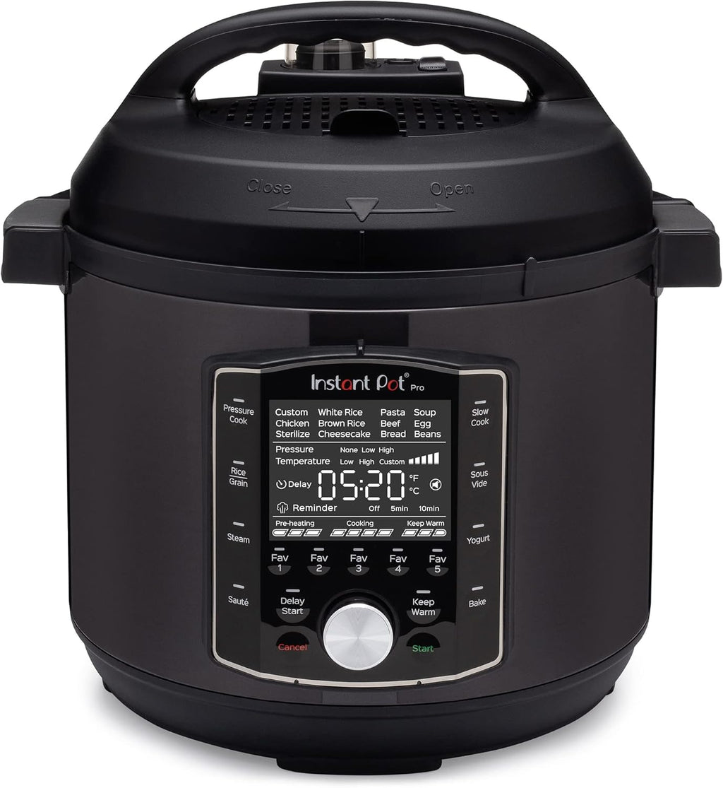 10-in-1 Pressure Cooker, 6 Quart, Stainless Steel Rim S39226