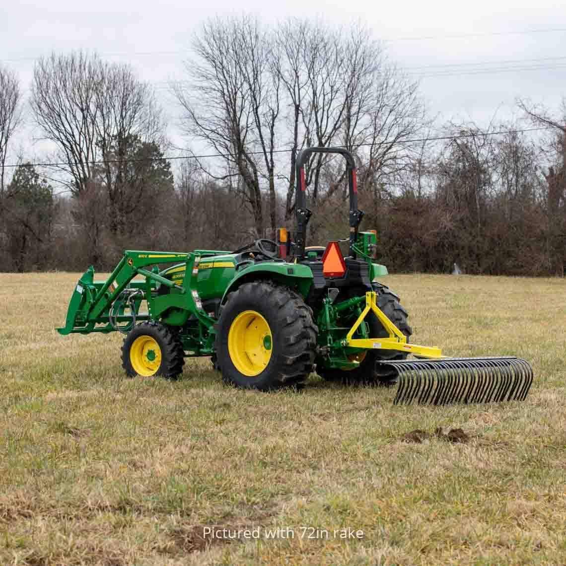 5-Ft Landscape Rake for Compact Tractors T8977