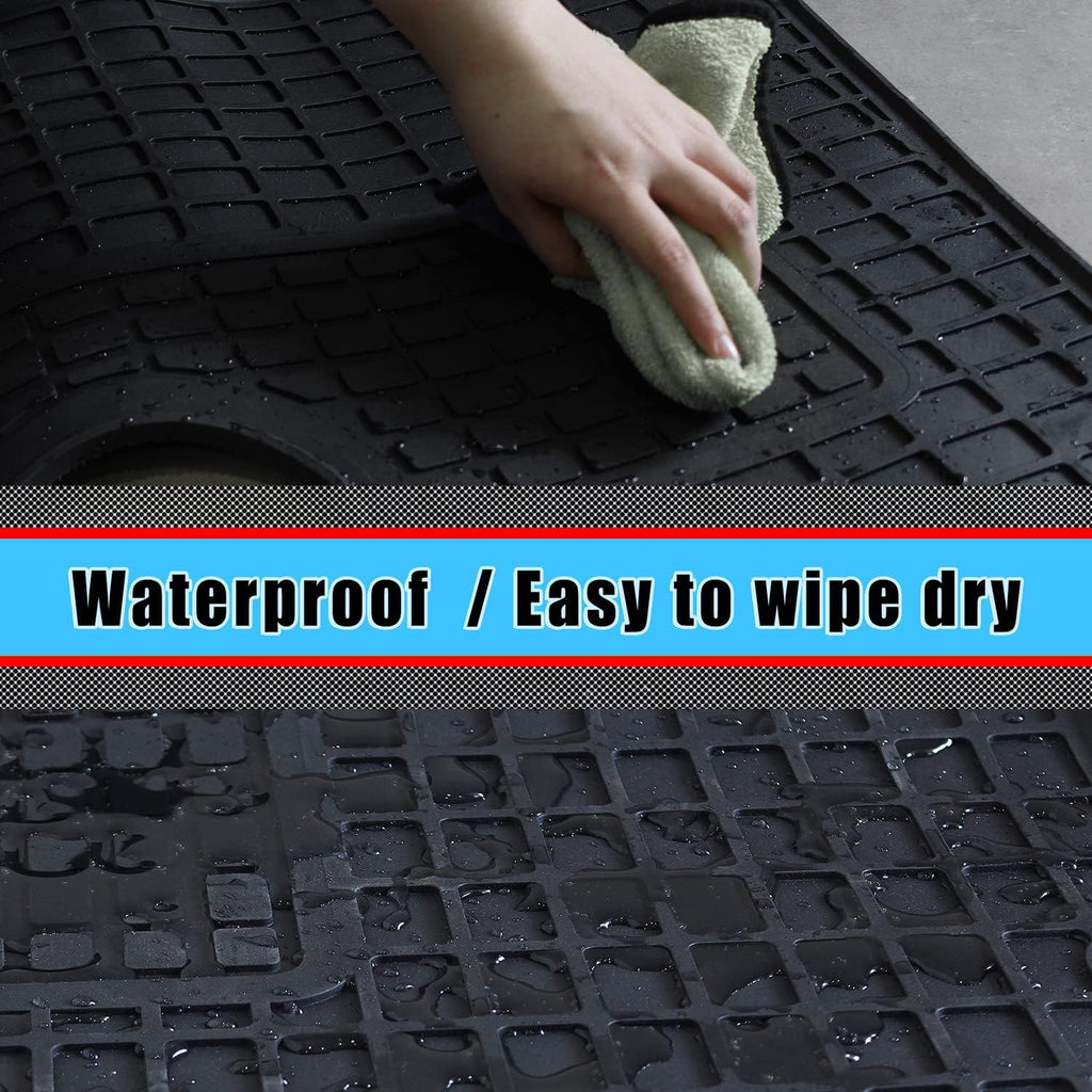 3PCS Set Heavy Duty Rubber Floor Mats for Freightliner Cascadia Z347376