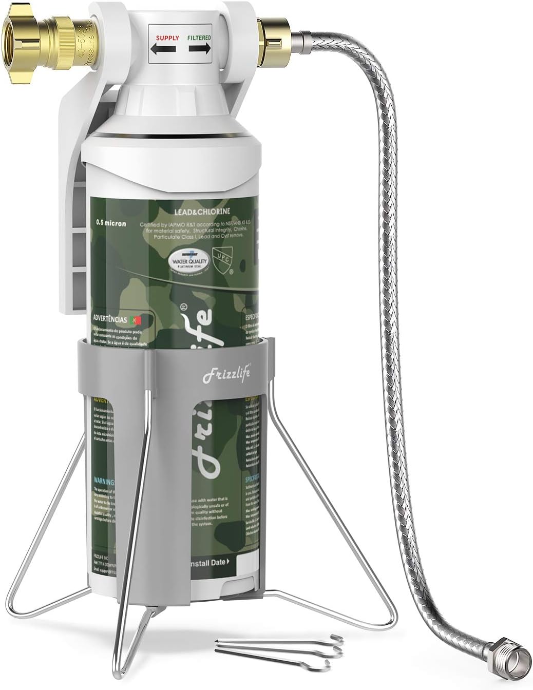 RV Water Filter 0.5 Micron Inline Hose Filter Q6260