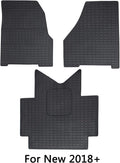 3PCS Set Heavy Duty Rubber Floor Mats for Freightliner Cascadia Z347376