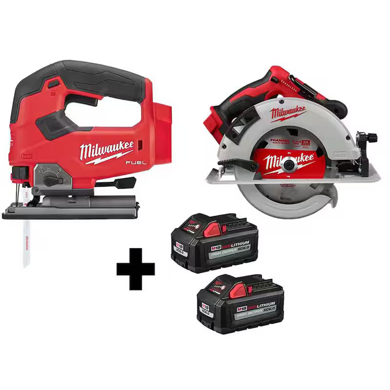 18V Lithium-Ion Brushless Cordless Jig Saw and 7-1/4 in. Circular Saw O6816