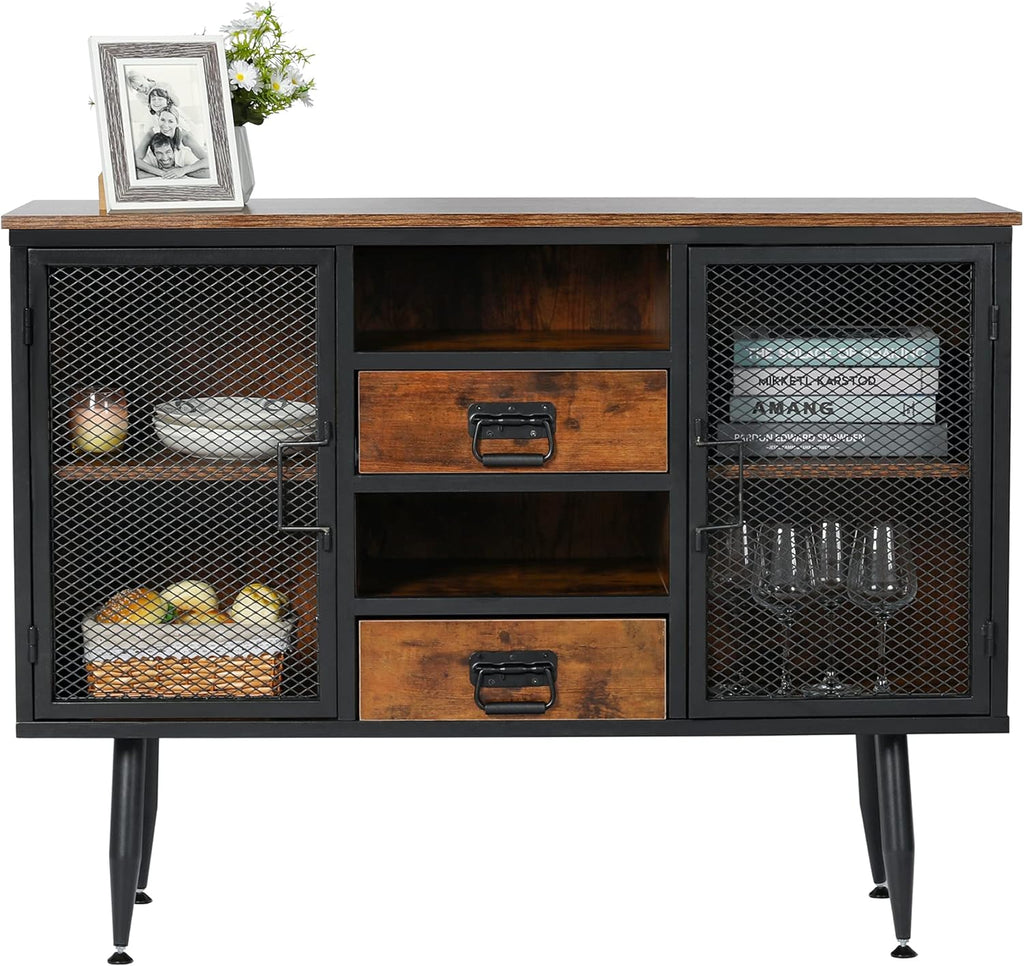 45 Kitchen Sideboard Buffet Cabinet with Double Door Storage Q420858