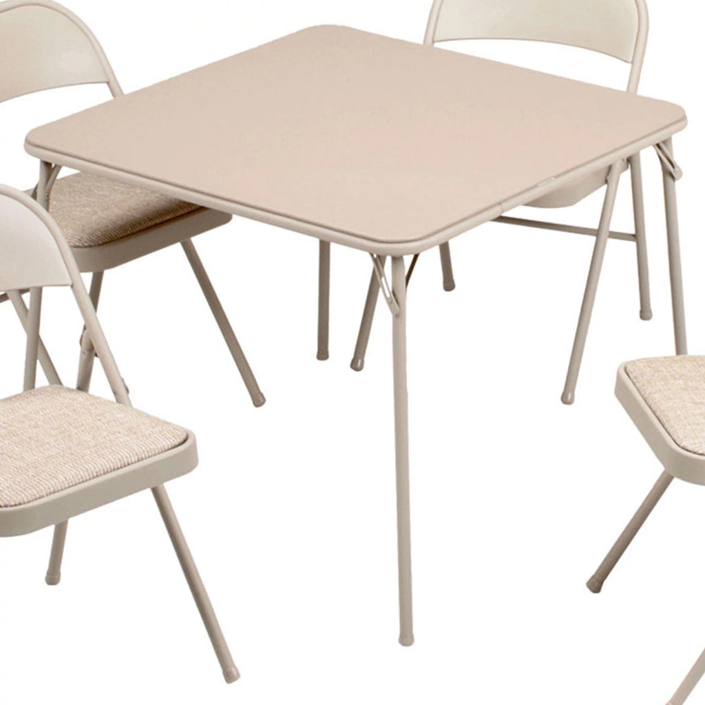 5 Piece Folding Card Table and Chairs Set S696