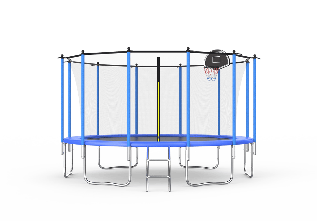 10FT Outdoor Trampoline with Safety Enclosure Net X5863