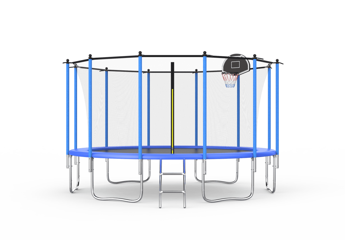 10FT Outdoor Trampoline with Safety Enclosure Net X5863