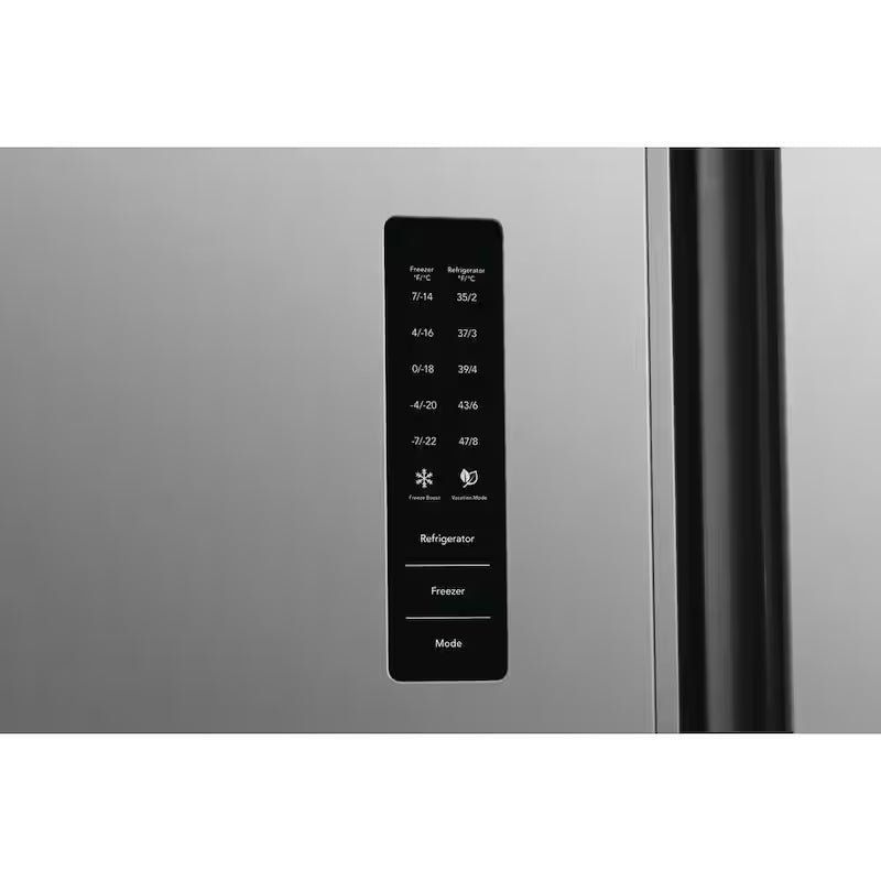 36 in. 18.8 cu. ft. Side by Side Refrigerator in Brushed Steel C602190