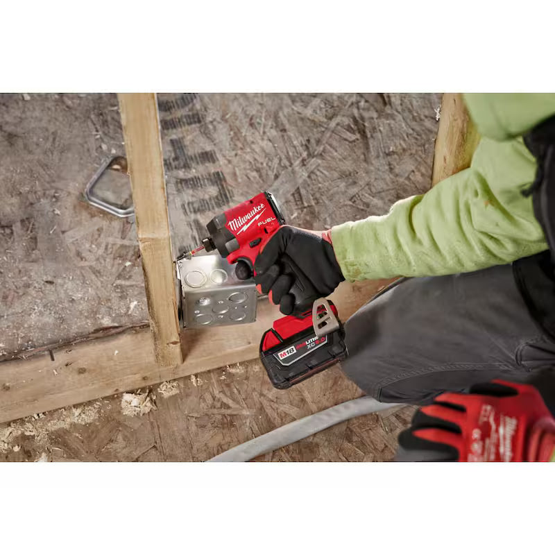 18-Volt Li-Ion Brushless Cordless 1/4 in. Hex Impact Driver & 3/8 in. Compact Impact Wrench C769