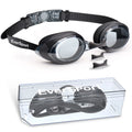2pack Anti-Fog No Leak Swim Goggles with 3 Nose Pieces R982
