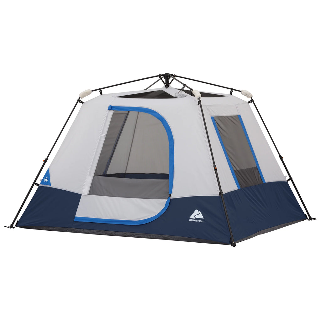 4-Person Instant Cabin Tent with LED Lighted Hub F4957