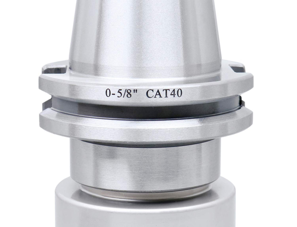 0-5/8'' Cat40 CNC Integral Keyless Drill Chuck S244040