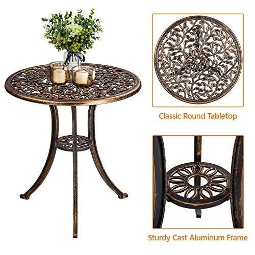 3-Piece Cast Aluminum Bistro Set S300