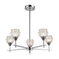 24-Inch Wide Polished Chrome Chandelier V863981