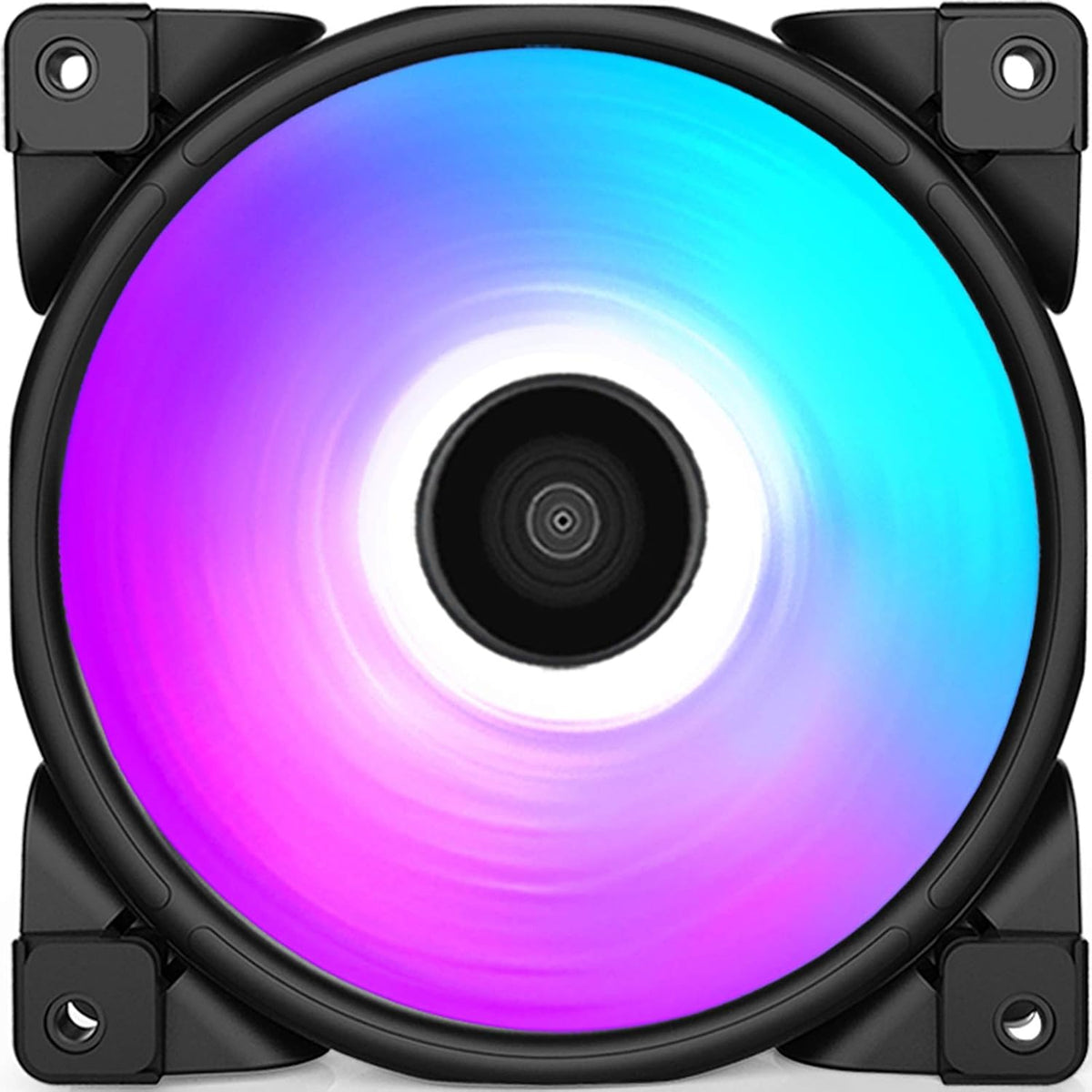 120mm RGB LED PC Case Fan Pack of 2 N490