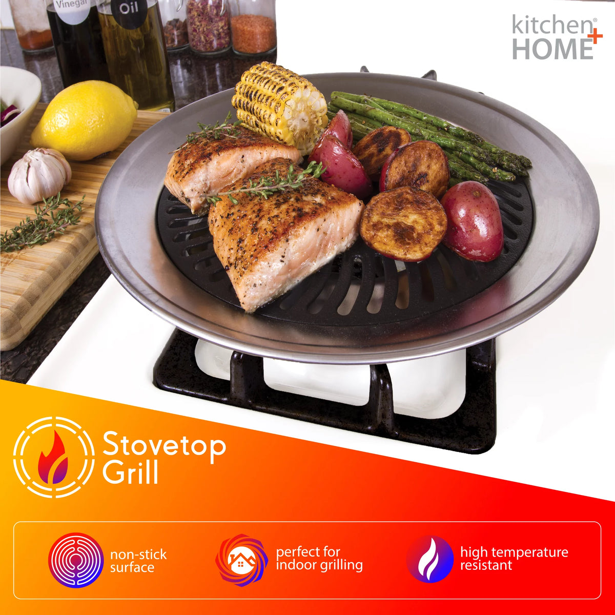 Nonstick Stove Top Grill Pan Y695073