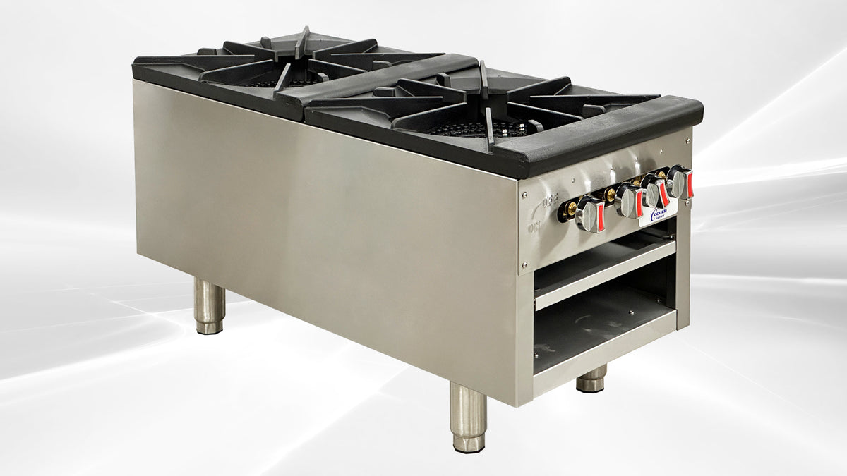 18ins Double Hole Stock Pot Range Y53061