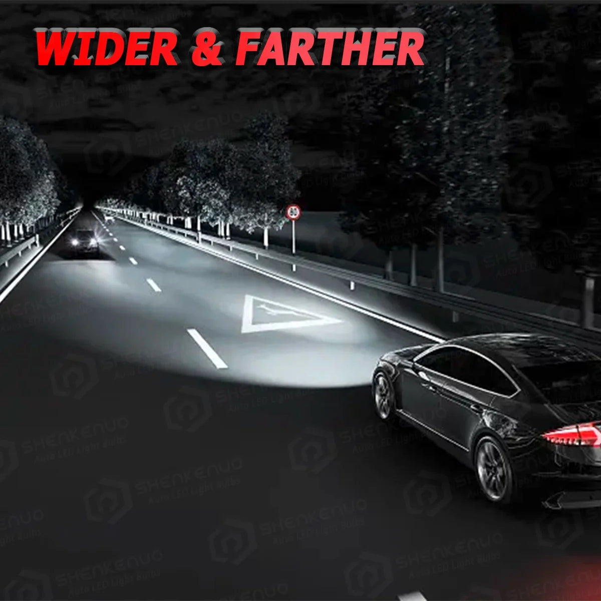 2x H3 LED 20W Fog Light Bulbs K661