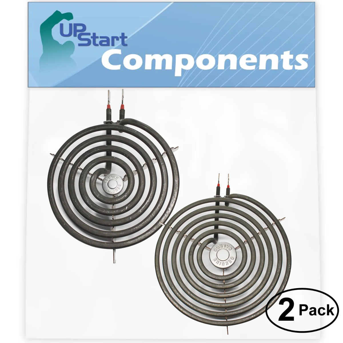 2-Pack Replacement Surface Burner Elements for General Electric Range, Stove & Cooktop C25388
