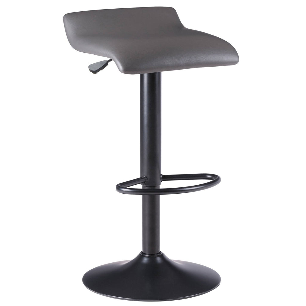 2 Piece Set Adjustable Stool - Black/Gray M5559