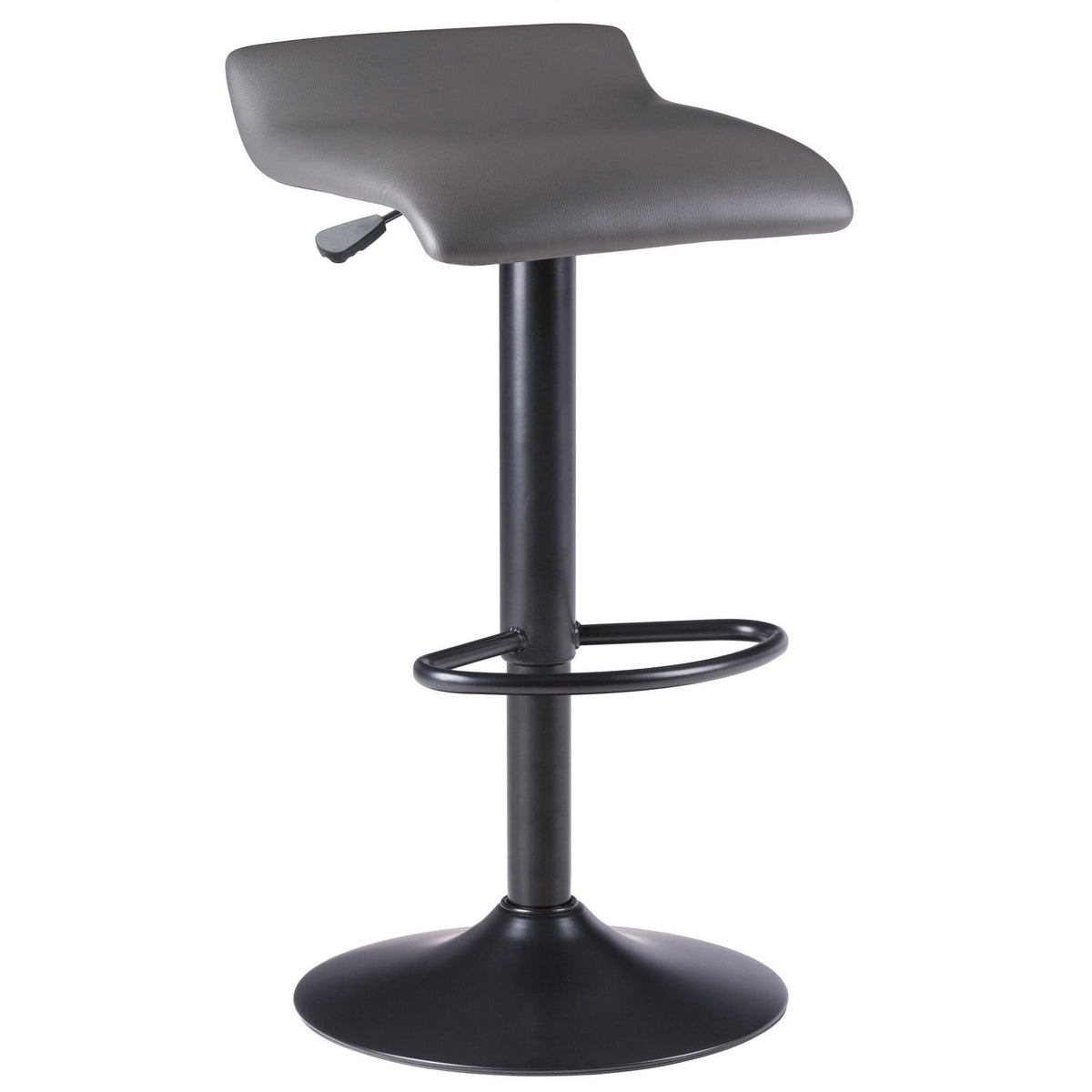 2 Piece Set Adjustable Stool - Black/Gray M5559