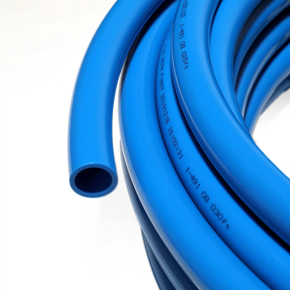 2 Rolls x 100 ft 1/2 Inch Pex-b Pipe/Tubing with Brass Fittings, Crimp Rings, Pipe Cutter N7629