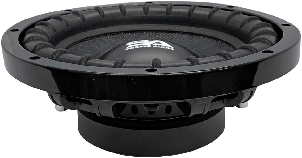 10 Inch Dual 4 Ohm Slim Mount Car Audio Subwoofer 400 Watts Max Power Pack of 2 P9179