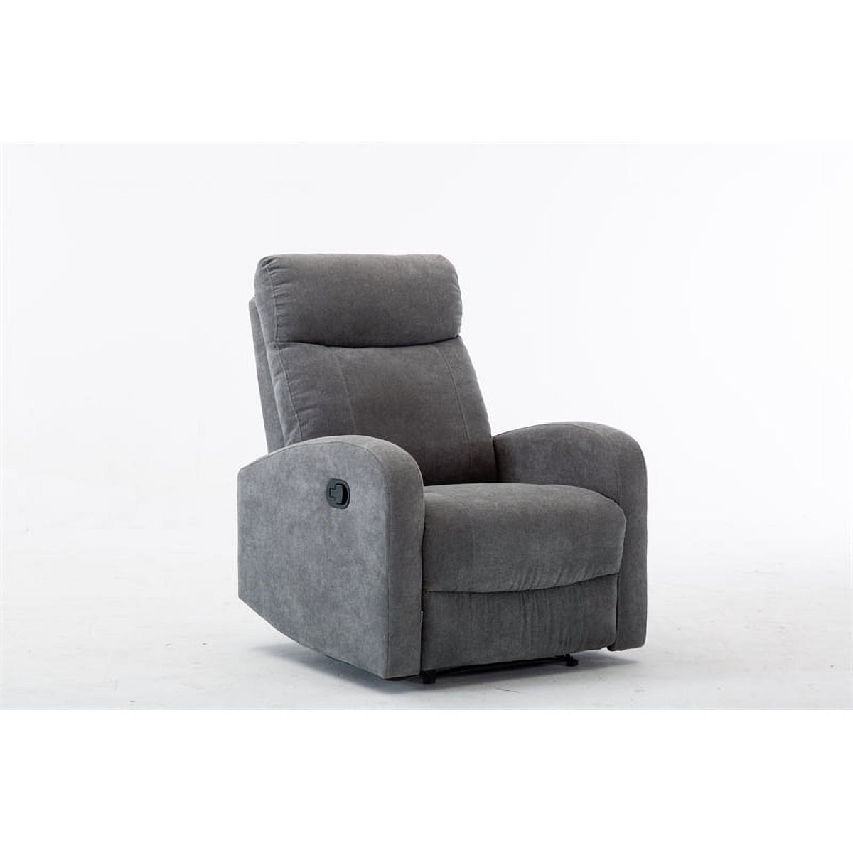 3-Piece Reclining Chenille Fabric Sofa Set Light Gray Z35727