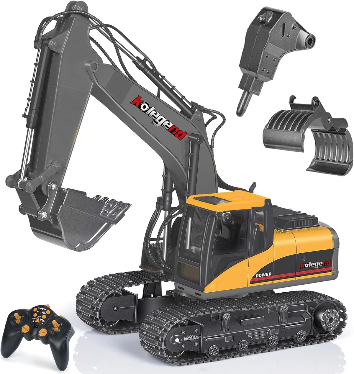 3 in 1 Remote Control Excavator Toy 1/14 Scale RC Excavator F668683