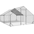 20x10x6.56 FT Metal Chicken Coop with Cover C929