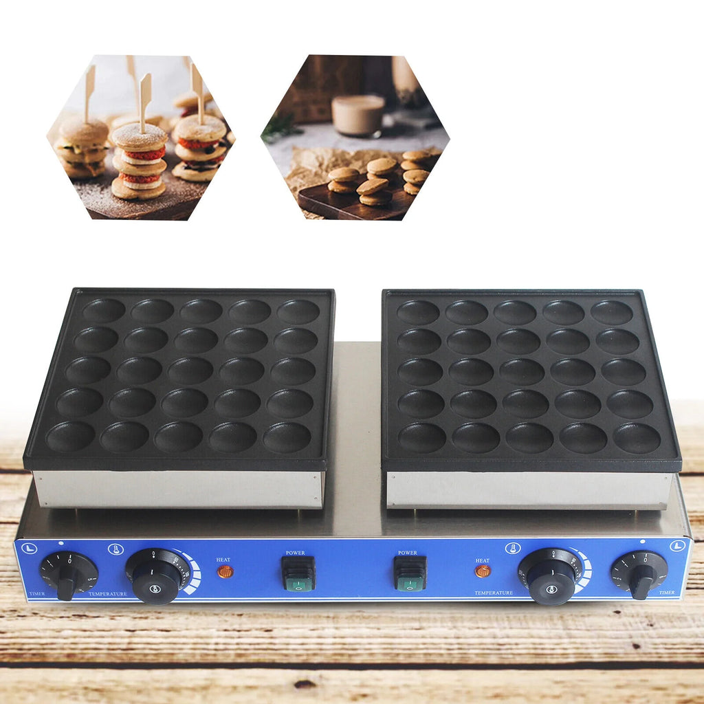 50 Holes Mini Dutch Nonstick Pancake Baker X271866