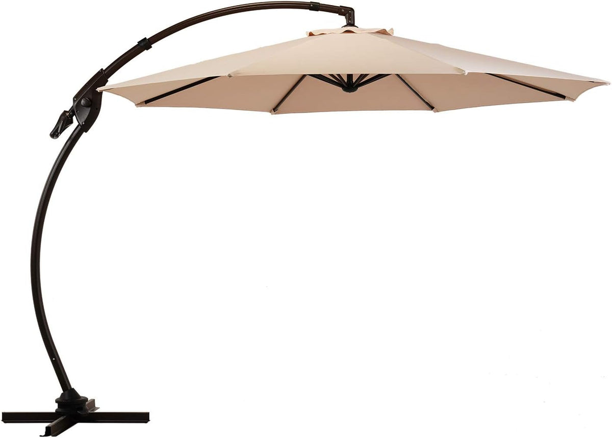 11 FT Cantilever Offset Umbrella with 360° Rotation V97345