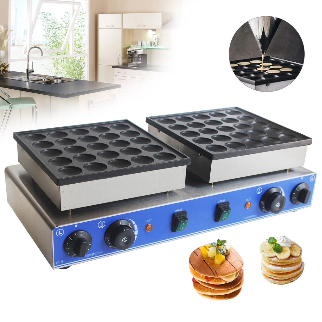 50 Holes Mini Dutch Nonstick Pancake Baker X271866