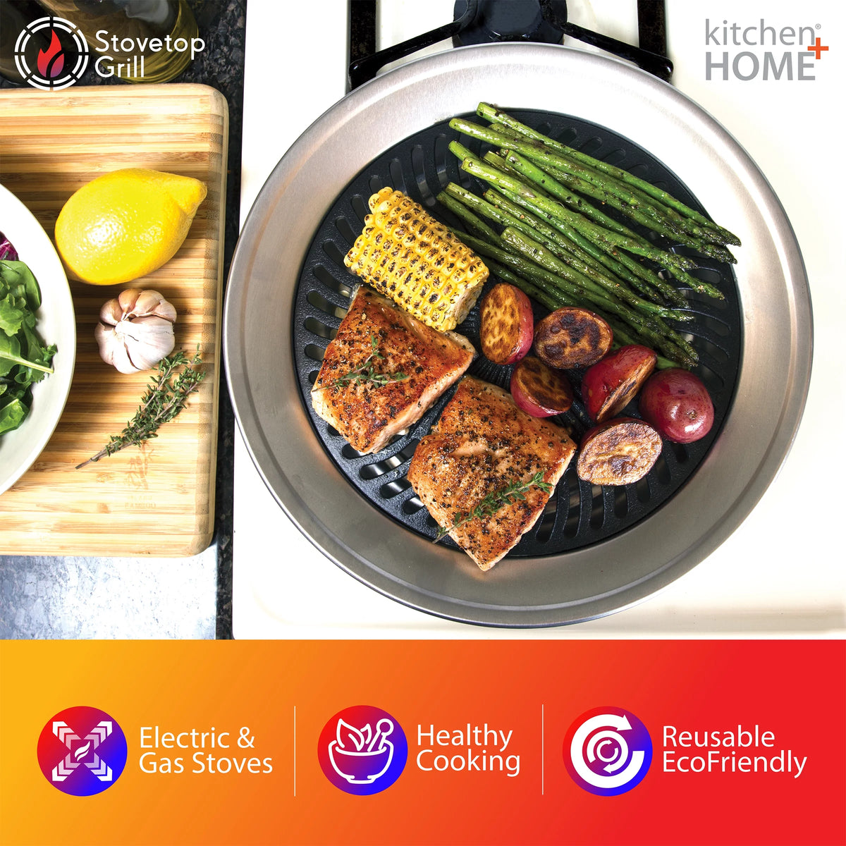 Nonstick Stove Top Grill Pan Y695073