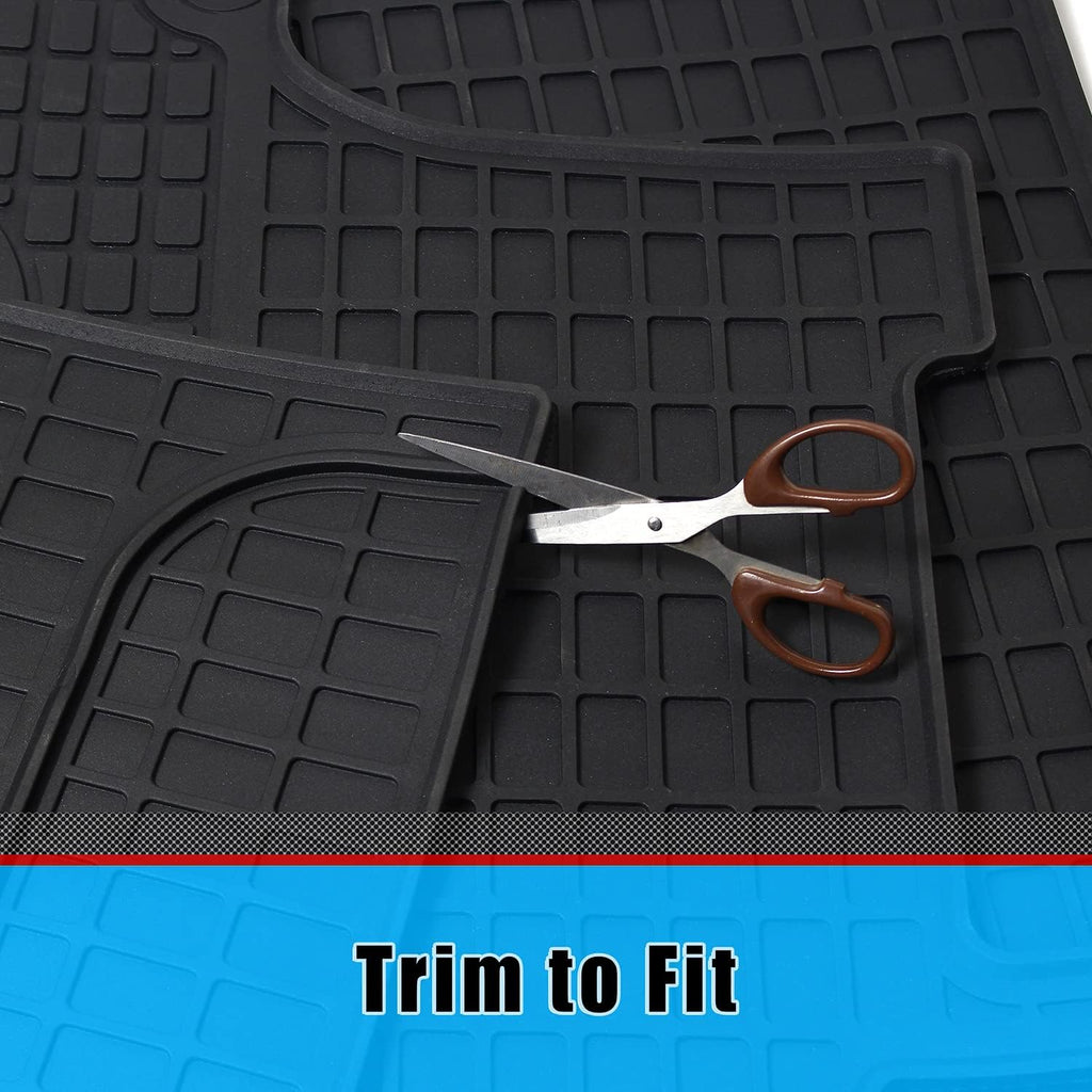 3PCS Set Heavy Duty Rubber Floor Mats for Freightliner Cascadia Z347376
