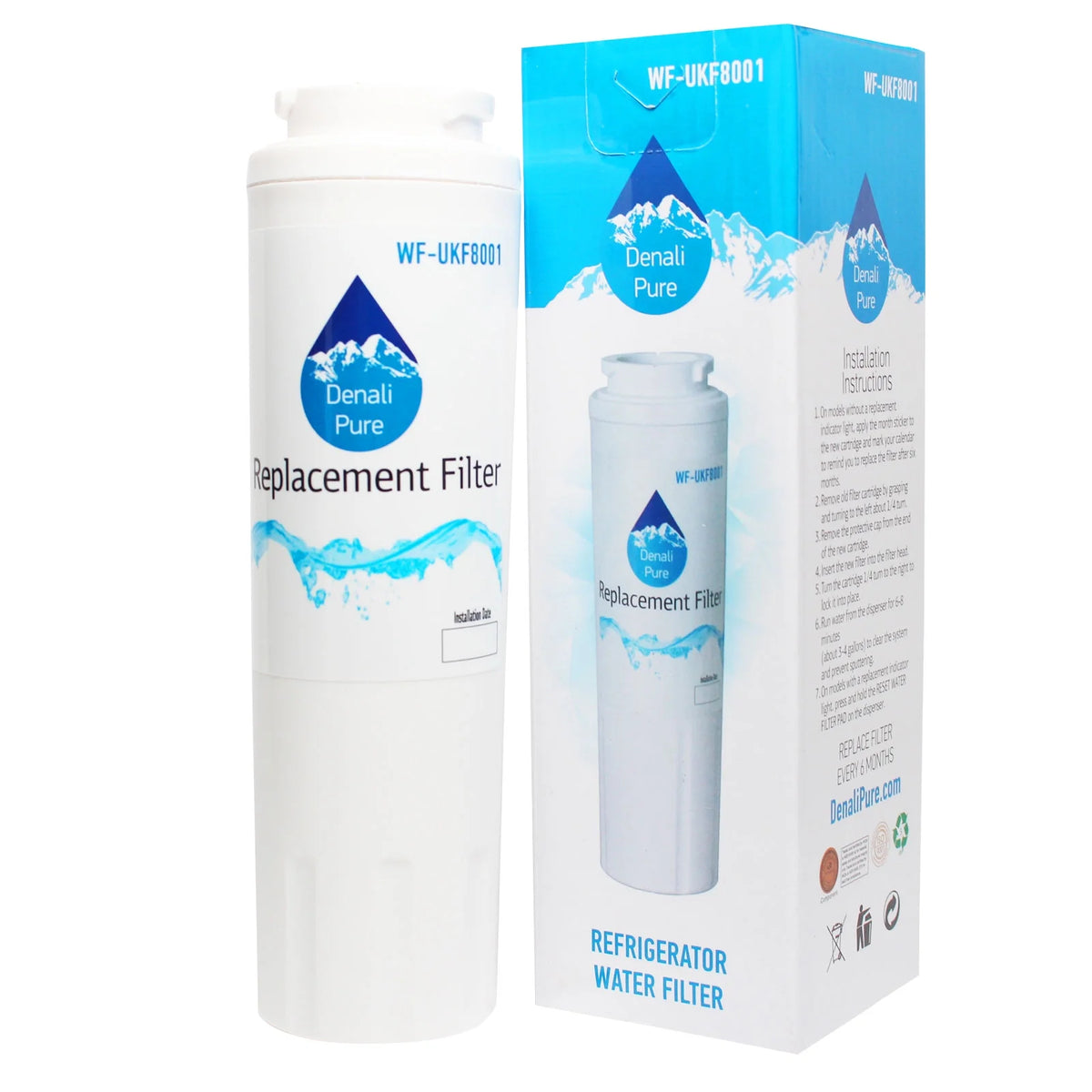 6-Pack Refrigerator Water Filter Cartridge C33212